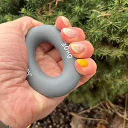Еспандер кистьовий силіконовий PowerPlay PP-4324 Hand Grip Ring X-Hard 30 кг Сірий (PP_4324_30kg) - мініатюра 4