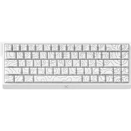 Клавіатура MCHOSE Ace68 Ice Rhino Magnetic Switch White Topographic (MC-Ace68-17)