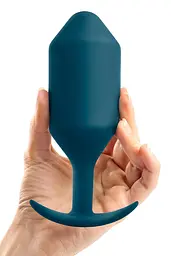 Анальна пробка B-Vibe Snug Plug 6 16 см (синій) - мініатюра 4