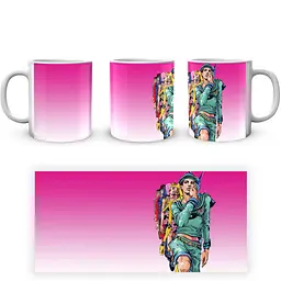 Кухоль GeekLand Неймовірні пригоди ДжоДжо JoJo's Bizarre Adventure Джоджоліон JJ 02.574 330 мл білий - мініатюра 3
