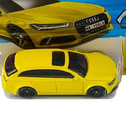 Базова машинка Hot Wheels HW Euro '17 Audi RS 6 Avant жовта (5785) JJJ33-N521 - мініатюра 2