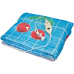 Електричне простирадло двоспальне синє термопростирадло 150х113см 86W Electric Blanket