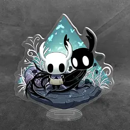 Акрилова колекційна фігурка Hollow Knight (Полий Лицар) Лицар та його Тінь 10 см - мініатюра 2