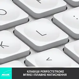 Клавіатура Logitech MX Keys Mini For Mac Wireless Illuminated Pale Grey (920-010526) - мініатюра 6