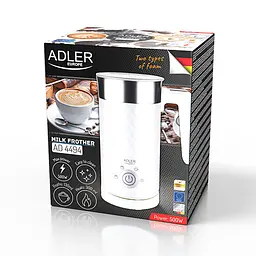 Міксер-пінозбивач Adler AD 4494 white - мініатюра 10