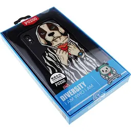 Чохол-накладка PUZOO Glass Printing with TPU Yuppie iPhone X Uncle Deng - мініатюра 2