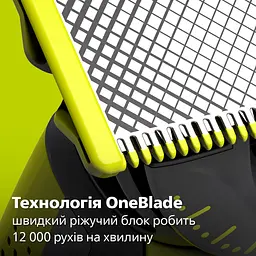 Електробритва для обличчя та тіла Philips OneBlade 360 (QP2834/20) - мініатюра 5