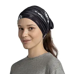 Шарф-труба Buff Original Ecostretch Nedre Graphite Чорний-Сірий - мініатюра 3