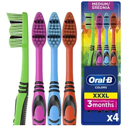 Зубні щітки Oral-B Colors середня 4 шт. - мініатюра 2