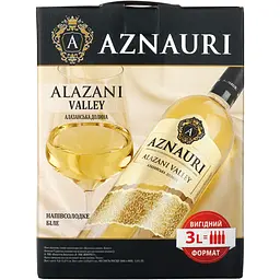 Вино AZNAURI Alazani Valley біл н/сол 3 л - мініатюра 3