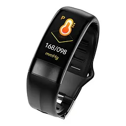 Розумний фітнес-браслет Jiks Fit lite з тонометром і ЕКГ (Чорний) - мініатюра 2