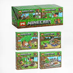 Конструктор Minecraft Герої 4 в 1 (В асортименті) - мініатюра 2