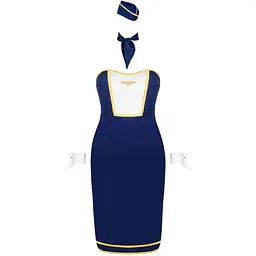 Еротичний костюм Obsessive Stewardess uniform XS/S - мініатюра 3