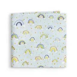 Пелюшки муслінові Cosas Rainbow 75x75 см, блакитні - мініатюра 2