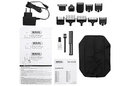 Набір для стрижки Moser Wahl Multi Purpose Grooming Kit, для бороди та голови, мережа+акум., роторний мотор, насадок-12, сталь, чорний - мініатюра 3