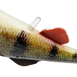 Силікон Savage Gear 4D Perch Shad 125 мм 20.0g Firetiger (поштучно) (поштучно) - мініатюра 2