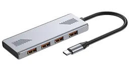 Хаб Gembird UHB-CM-U310-A4-01 на 4 порти USB 3.2 - мініатюра 2