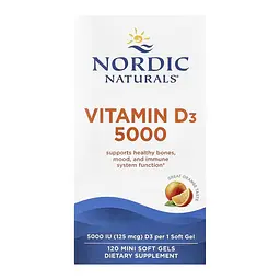 Витамин D3 Vitamin D3 5000 - 120 mini softgels