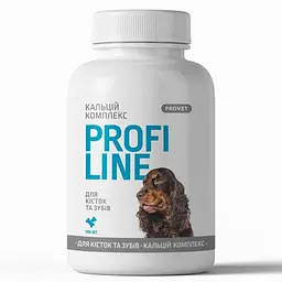 Вітаміни Provet Profiline для собак, Кальцій Комплекс для кісток і зубів, 100 таб.
