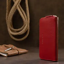 Жіночий шкіряний гаманець GRANDE PELLE 19,5х10х2,5 см acs0018781 - мініатюра 6