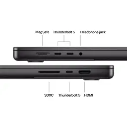 Ноутбук Apple MacBook Pro 16 A3429 M5 Max Space Black (MGED4UA/A) - мініатюра 7