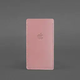 Шкіряний чохол для iPhone 12 Рожевий - мініатюра 4