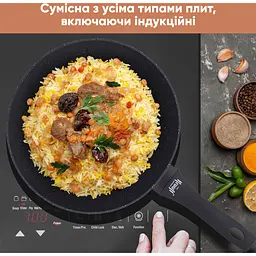 Сковорода-вок Grand Chef з антипригарним мармуровим покриттям 28 см (25-45-125) - мініатюра 14