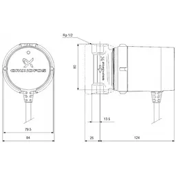 Циркуляційний насос Grundfos Comfort 15-14 BDT PM (99812350) - мініатюра 2