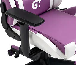 Геймерське дитяче крісло GT Racer біле з фіолетовим (X-5934-B Kids White/Violet) - мініатюра 9