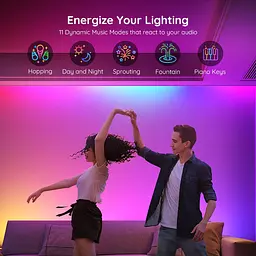 Уцінка. Стрічка світлодіодна розумна Govee H618С LED Strip Ligh 10 м RGBIC WI-FI/Bluetooth біла (H618C3D1)  - мініатюра 10
