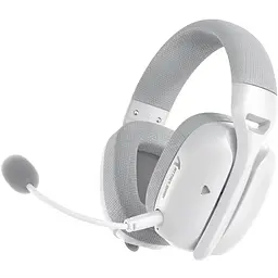 Ігрова гарнітура Attack Shark L80PRO Wireless, 2.4GHz/Bluetooth/3.5mm White - мініатюра 2