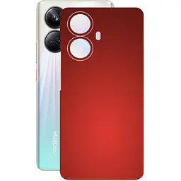 Защитная пленка StatusSKIN для Realme 10 Pro Plus Корпус Винил красная матовая