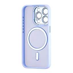 Чохол Silicone Matte Case Protected Camera with MagSafe iPhone 15 Pro Lilac - мініатюра 3