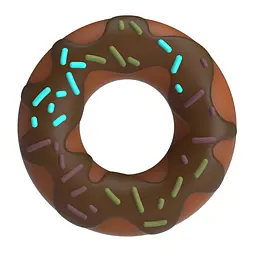 Кільце для члена Pretty Love Choco Super Donut Silicone Cock Ring PRETTY LOVE BI-210344 103647 - мініатюра 5