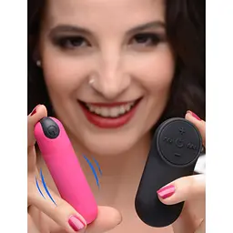 Віброкуля з пультом Д/У BANG! Vibrating Bullet Pink, 7,6 см (рожевий) - мініатюра 6