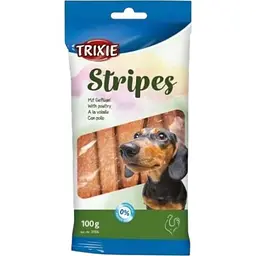 Ласощі для собак Trixie Stripes Полоски з м'ясом домашніх птахів 100 г