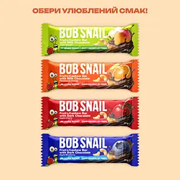Фруктово-горіховий батончик Bob Snail Хурма-апельсин-кеш'ю-кріспи кіноа з молочним шоколадом 35 г - мініатюра 4