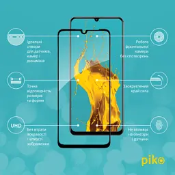 Скло захисне Piko Full Glue Realme Note 60 Black (1283126608971) - мініатюра 2
