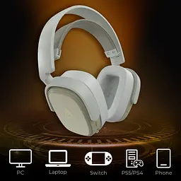 Навушники Ajazz AHM09 MAX 3-Mode Grey (AHM09-MAX-GW) - мініатюра 9