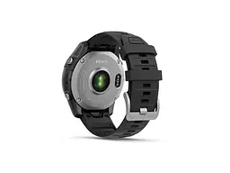 Смарт-годинник Garmin Fenix E 47mm AMOLED Stainless Steel with Black Silicone Band (010-03025-02/00) - мініатюра 7