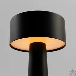 Настільна лампа сенсорна світлодіодна ESLLSE DOWN LIGHT з акумулятором 1200 mA Чорна - мініатюра 8