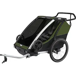 Дитяча коляска Thule Chariot Cab Double (Cypress Green) (TH 10204021) - мініатюра 4