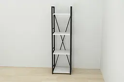 Етажерка 4/34 Ferrum-decor Серії Коннект 120x34x28 чорний ДСП Білий 16мм (FRD-104272) - мініатюра 6