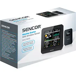 Метеостанція Sencor SWS 5800 [52000196] чорна [134770] - мініатюра 5