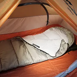 Спальник з капюшоном Naturehike M400 CNK2350WS023, (1°C), правий, сірий - мініатюра 6