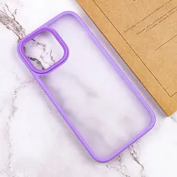 TPU+PC чохол Metal Buttons для Apple iPhone 14 Pro Max 6.7" Бузковий - мініатюра 4