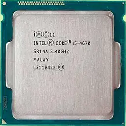 Процесор Intel Core i5-4670 3.4-3.8 GHz, LGA1150 84W Б/В