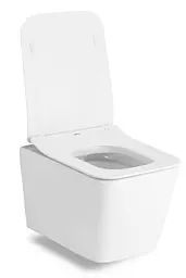 Унітаз підвісний Volle Libra S Rimles 13-41-160S з кришкою Soft Close Slim, Білий - мініатюра 3