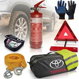 Набір автомобіліста технічної допомоги Toyota для вантажівки, джипа та позашляховика (сумка на 2 відділення)