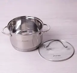 Каструля Kamille з кришкою, 1,9 л (KM-4717S) - мініатюра 2